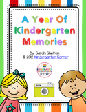 Kindergarten Scrapbook/Memory Book
