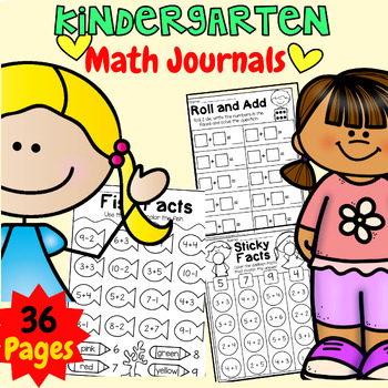 Preview of Kindergarten Seasonal Worksheets Journals