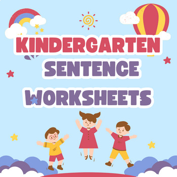 Preview of Kindergarten Sentence & Sentences with Sight Words - Writing ...