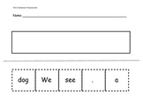 Kindergarten Sentence Structure Assessment