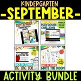 Kindergarten September Activity Bundle
