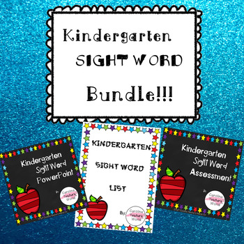 Preview of Kindergarten Sight Word Bundle