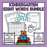 Kindergarten Sight Word Bundle - Aligned with Wonders