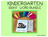 Kindergarten Sight Word Adapted Book Bundle (Multi-Level)