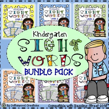 Preview of Kindergarten Sight Word Bundle