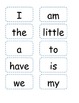 Kindergarten Sight Word Cards by Michele Moss | Teachers Pay Teachers