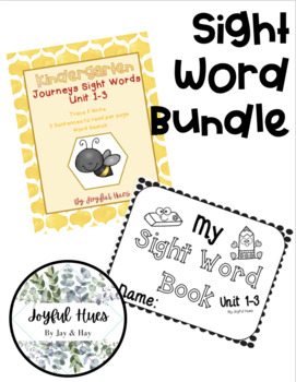 Preview of Kindergarten Sight Word Materials Units 1-3