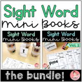 Kindergarten Sight Word Mini Books for Sight Word Practice BUNDLE