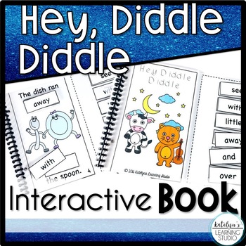 Preview of Kindergarten Sight Word Nursery Rhyme Activities - Interactive Beginning Reader