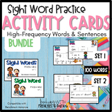 BUNDLE: Sight Word Practice | Activity Cards |High Frequen