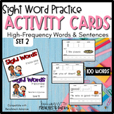 Sight Word Practice | Activity Cards | High Frequency Word