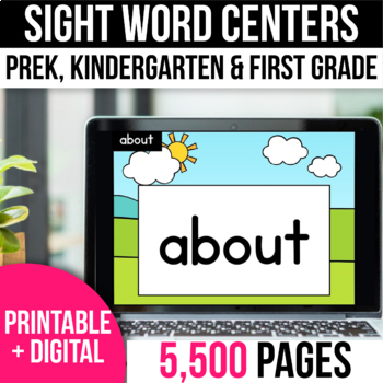 Preview of Heart Words Sight Words Activities Flash Cards I the a List First Grade K Prek