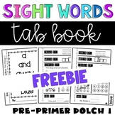 Kindergarten Sight Word Practice Pages