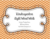 Kindergarten Sight Word Work, McGraw-Hill Wonders Reading Series