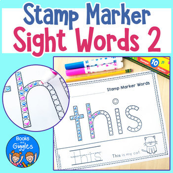 Free Alphabet Worksheets for Stamp Markers - Spring Edition