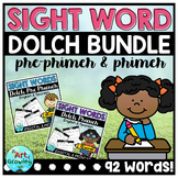 Kindergarten Sight Word Worksheets - Dolch Pre-Primer & Pr