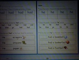 Kindergarten Sight Word Worksheets