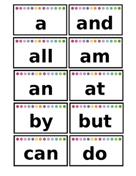 Preview of Kindergarten Sight Words