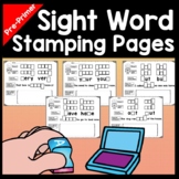 Kindergarten Sight Words with Stamping  {40 Pages from Pre