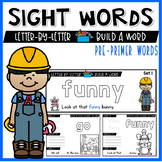 Kindergarten Sight Words Activities | Word Building Mats