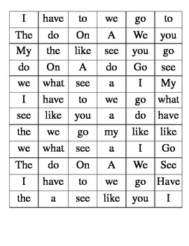 Preview of Kindergarten Sight Words Find-a-Word