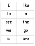 Kindergarten Sight Words-Flashcards