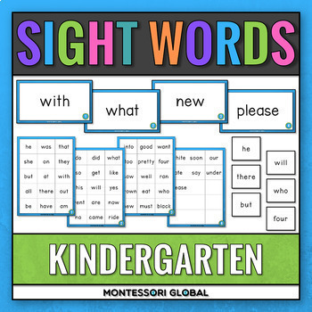 Kindergarten Sight Words | Google Slides, Posters and Flash Cards