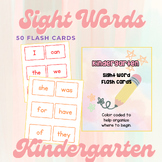 Kindergarten Sight Words, High Frequency Words