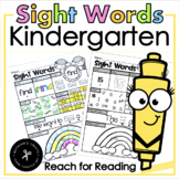 Kindergarten Sight Words - Reach for Reading