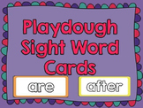 Kindergarten Sight Words- Playdough Words