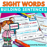 Kindergarten Sight Words Reading Writing Tracing Building 