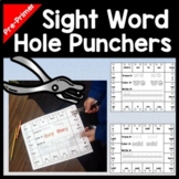 Kindergarten Sight Words with Hole Punchers {40 Pages from