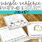 Kindergarten Simple Sentences Building Activities for Janu