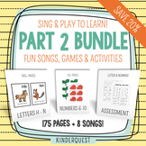 Kindergarten Sing & Play to Learn Bundle 2 Letters H-N, Nu