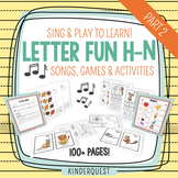 Kindergarten Sing & Play to Learn Letter Fun H-N: Songs, G