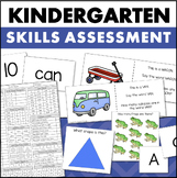 End of Year Kindergarten Checklist Assessment Math & Readi