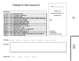 Kindergarten Skills Assessment (Kindergarten Round Up)