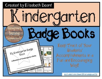 Preview of Kindergarten Skills Badge Book