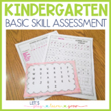 Kindergarten Assessment