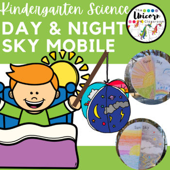 Preview of Kindergarten Sky Mobile | Day and Night Sky