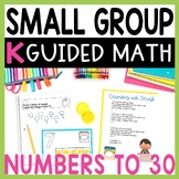 Kindergarten Small Group Guided Math Counting Objects & Nu