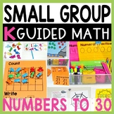 Kindergarten Small Group Guided Math Counting Objects to 30