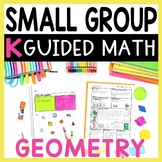 Kindergarten 2D and 3D Shapes Geometry Unit for Small Grou