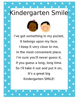 Preview of Kindergarten Smile song
