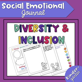 Preview of Social Emotional Task Cards and Journal for Kindergarten