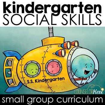 Preview of Kindergarten Social Skills Group: Social Skills Activities for Group Counseling 