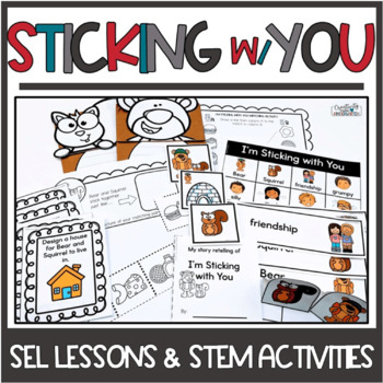 Preview of Kindergarten Social Skills Story Retell and Sequencing Book Companion