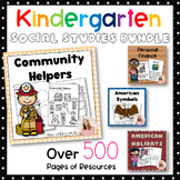 Kindergarten Social Studies Bundle: Community Helpers, Ame
