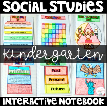 Preview of Kindergarten Social Studies Interactive Notebook