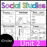 Kindergarten - Social Studies - Unit 2 - Economics, Government, Citizenship